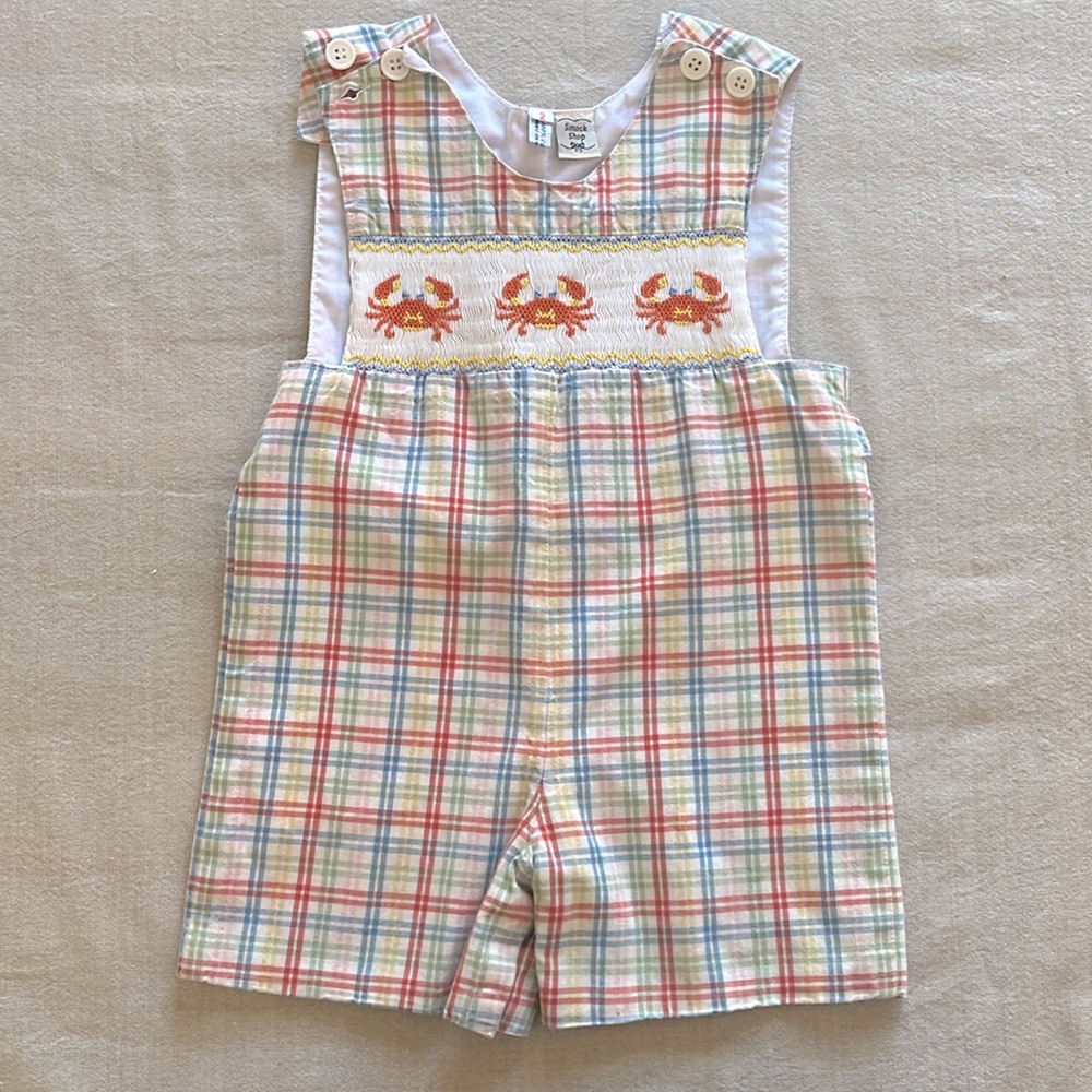 Boys Shortalls - Smock Shop size 2